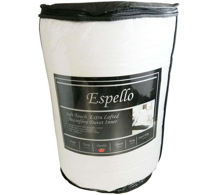 Espello Solid Queen Duvet for AC Room (Microfiber, White) Makro