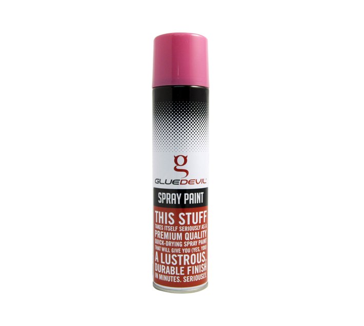 Glue Devil Spray Paint Hot Pink 300ml Makro