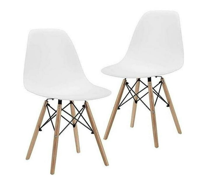 Someone’s in a Makro White Modern Style Dining Chair Shell Plastic
