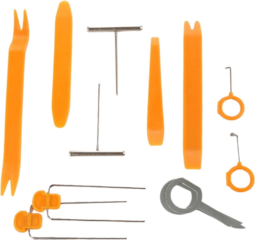 12pcs Car Trim Removal Tool Kit Door Clip Panel Body Stereo Radio Pry tools GCC