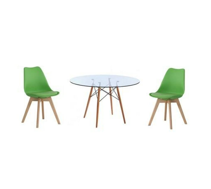 Smte-Modern Wooden Table - With 2 x Frankfurt Chairs | Makro