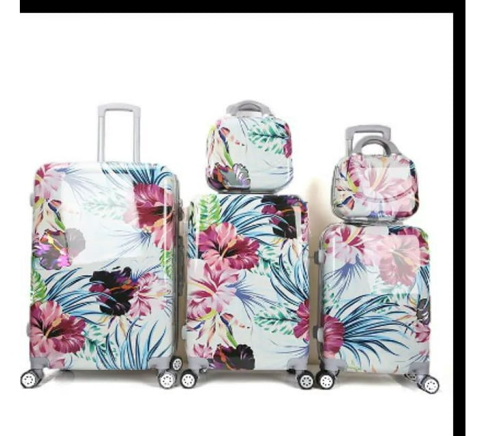 INV Travel Luggage Cabin Suitcase 4 Wheels 10 inch (Multicolour) Makro