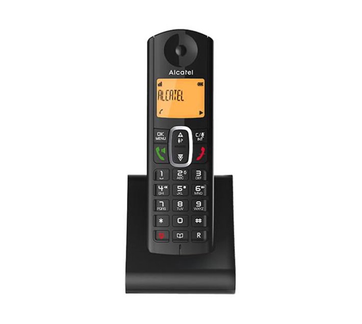 Someone’s in a Makro Alcatel F630 Landline/Analogue Cordless Phone with Loudspeaker and CLI Mood