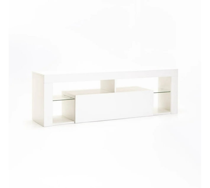 VIVIDITTO DF0908 Solid Wood TV Entertainment Unit (Finish Colour