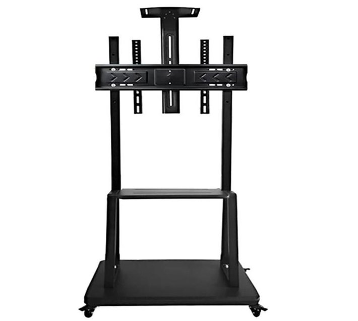 PSM Universal Floor TV Cart with Camera Bracket Adjustable Height TV Stand Makro