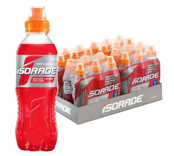 Someone’s in a Makro Isorade Sports Drink Mixed Berry (24 x 600ml) Mood