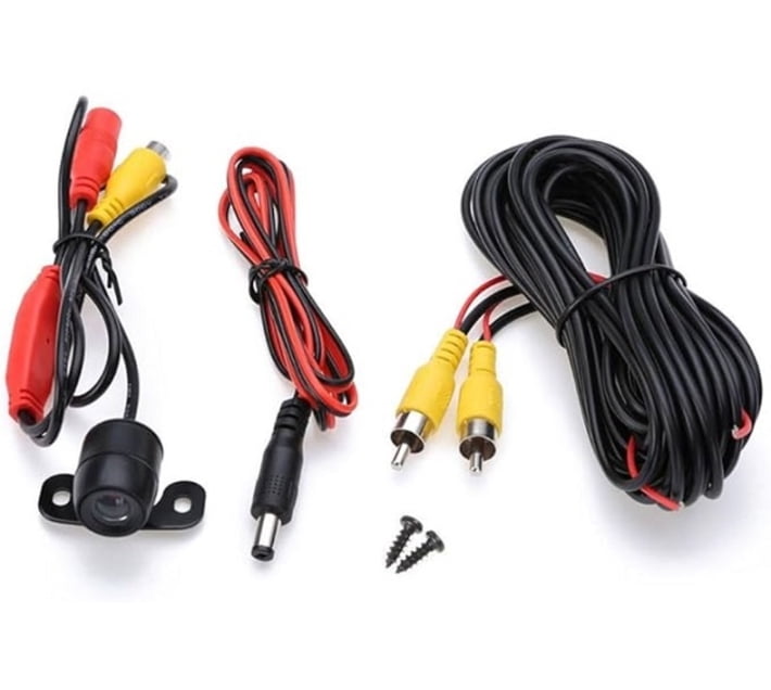 Black License Plate Mount Rear BDRG View Backup Camera W/Night Vision