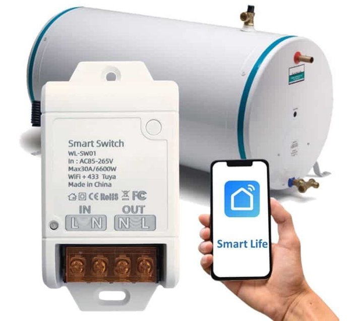 Someone’s in a Makro Tuya WiFi Geyser Smart Switch 30A / 6600W