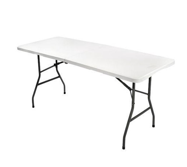 Quality 1.8m Trestle Plastic Folding Table Makro