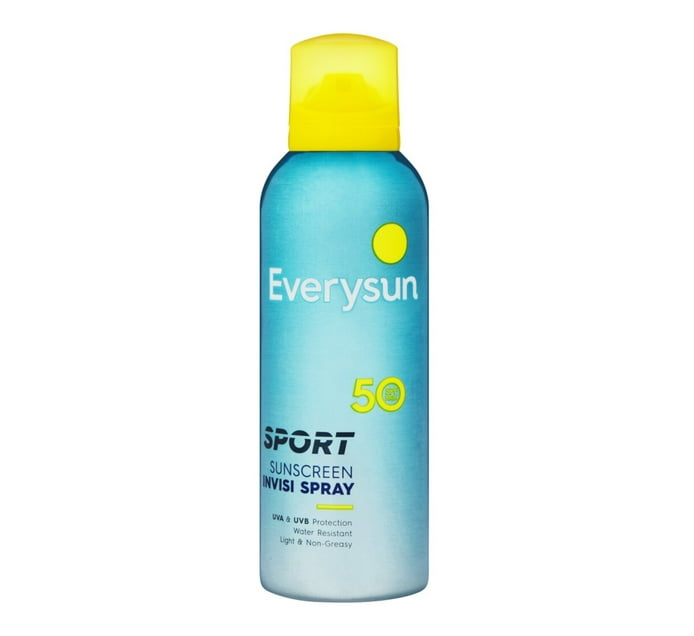 Buy Everysun Sport Sunscreen Aerosol SPF 50 200ml in Bulk | Makro Business