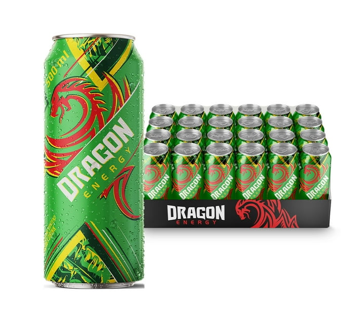 Someone’s in a Makro Dragon Energy Drink Banana (24 x 500ml) Mood