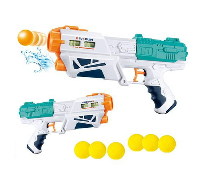 Someone’s in a Makro Toy Gun Blaster 2in1 Foam Bullets & Water Pistol