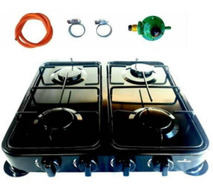 digimark 100085214796 Stainless Steel Manual Butane Gas Stove (4