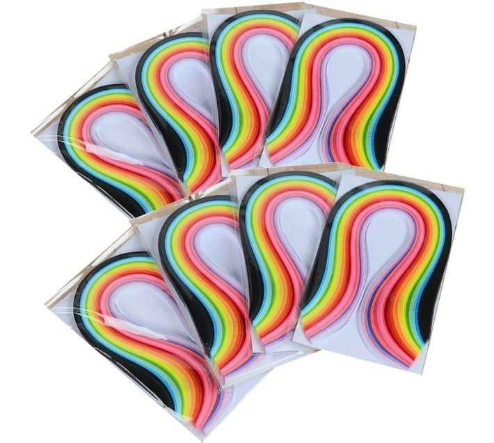 The Good Sport Craft Origami Paper Quilling Strips Set Of 8 (260 Piece