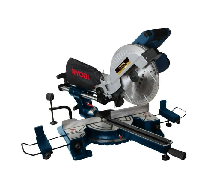 Ryobi 210 mm 18 V Sliding Compound Mitre Saw Makro