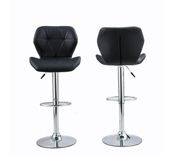 Someone s in a Makro Bar Stool Kitchen Chair Set of 2 Black Mood