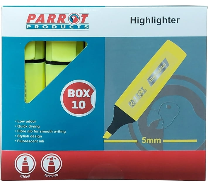 PARROT PRODUCTS MARKER HIGHLIGHTER SLIMLINE POUCH 4 (Multicolour) | Makro