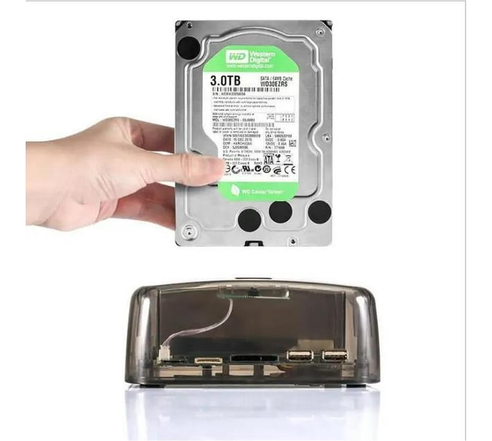 Someone’s in a Makro 2.5 Inch 3.5 Sata/Ide Hdd Case 2Dock Dual Bay