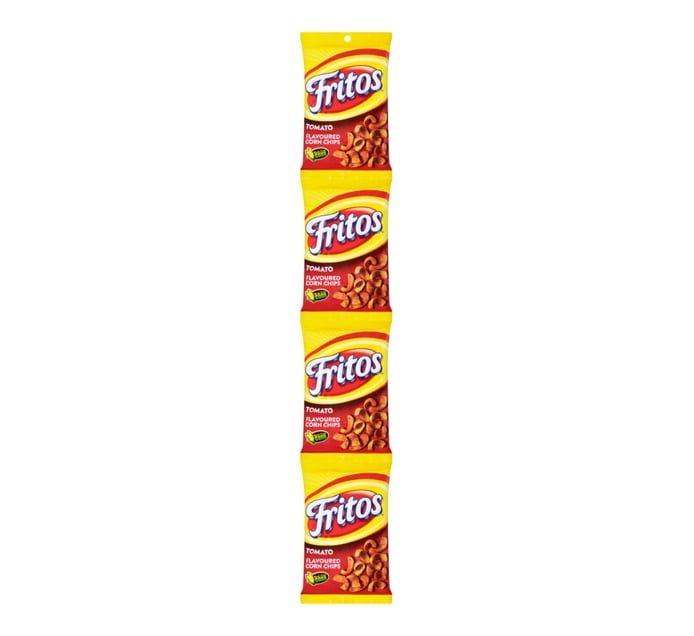 Buy Simba Fritos Tomato Flavoured Corn Chips 4 x 25g in Bulk | Makro ...