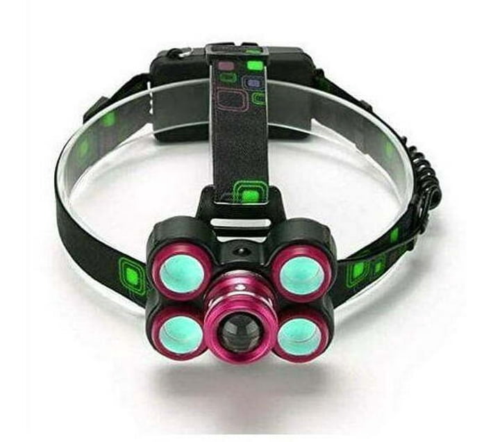 Buy Rechargeable LED Headlamp with Rotary Zoom LED Lamp Light