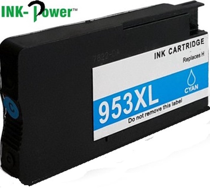 Inkpower IP953XLC Cyan Ink Cartridge Makro