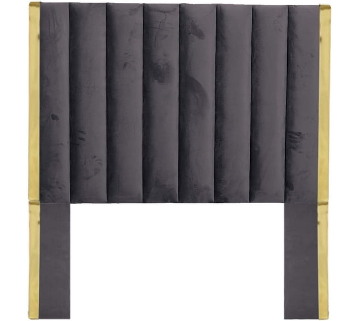 Nu Dekor Aemilia Double Velvet Headboard Bed Frame (Furniture