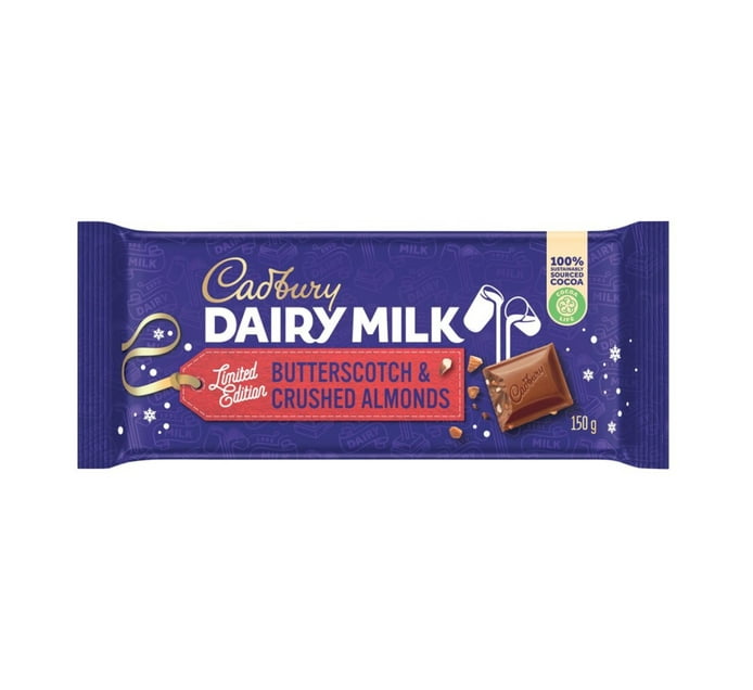 Someone’s in a Makro Cadbury Chocolate Slab Butterscotch Almond (1 x ...