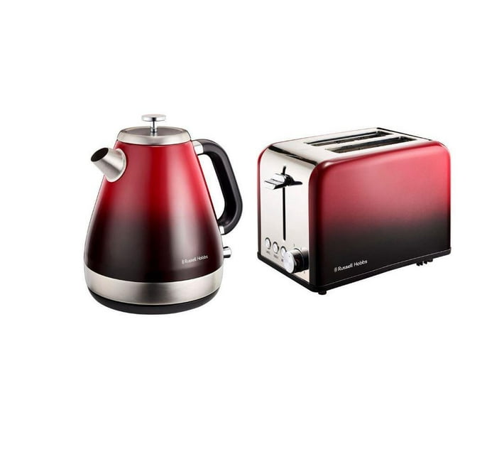 Someone’s In A Makro Russell Hobbs Red Legacy Kettle And Toaster 