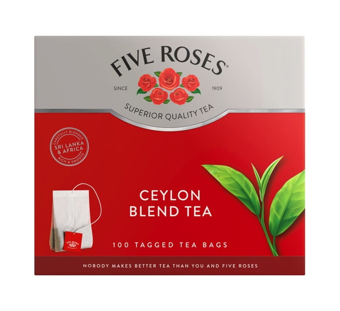 Five Roses Tes Buy Five Roses Tagged Tea Bags 100 Pack in Bulk | Makro Business