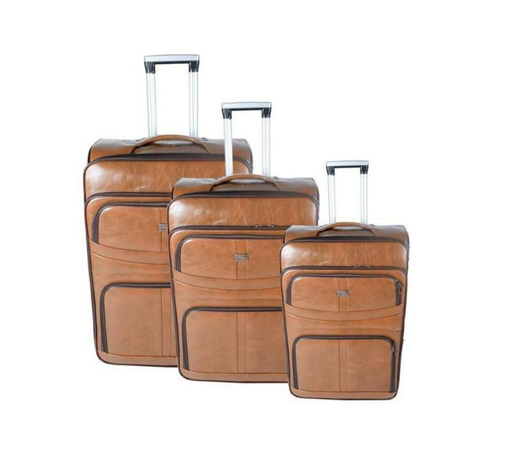 Someone’s in a Makro Sastro - Nexco Luggage Bag Set of 3 PU Leather ...