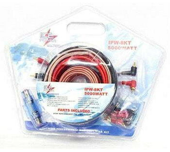 ice power Audio Adapter 0 m 8Gauge Audio Wiring Kit Makro