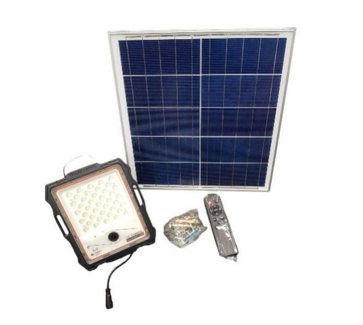 200W Solar LED Flood Light With Wireless Camera + Solar Panel | Makro