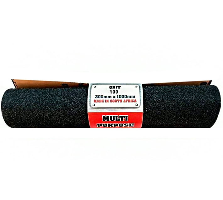 SECURADEAL Abrasive Sand Paper Roll DIY Grit 100 1mt x 300mm Chromium