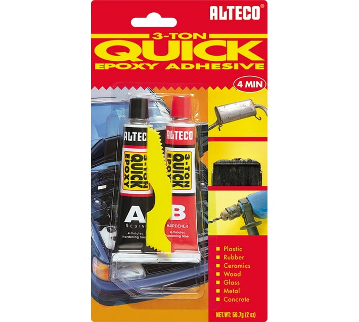 Alteco 4 min 3 Ton Quick Epoxy 56.7 g Adhesive (680.4 g) Makro