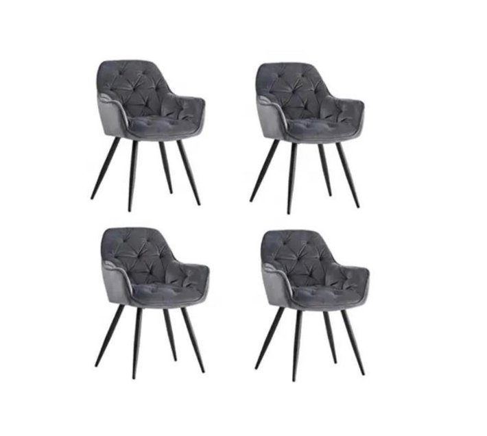 Someone’s in a Makro GOF Furniture Lafoodie Grey Dining Chairs Set Of