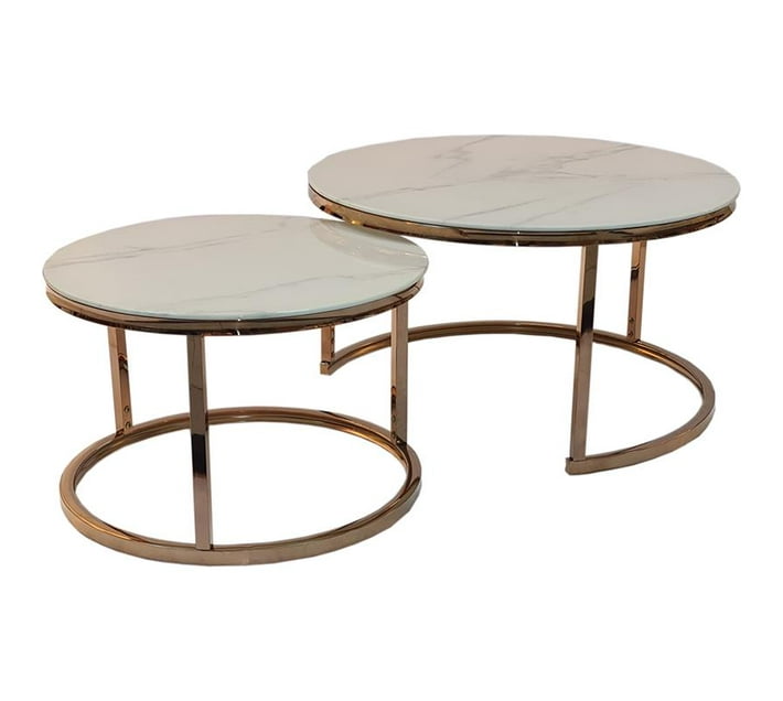 Coffee Table 2 in 1 White Makro