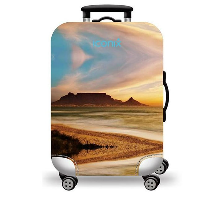 Someone s in a Makro Printed Luggage Protector Table Mountain Golden Views S Mood