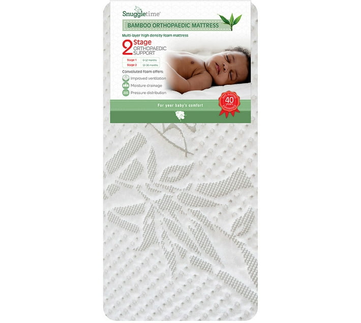 Snuggletime Bamboo 2 Stage Orthopaedic Support Mattress Size Lrge