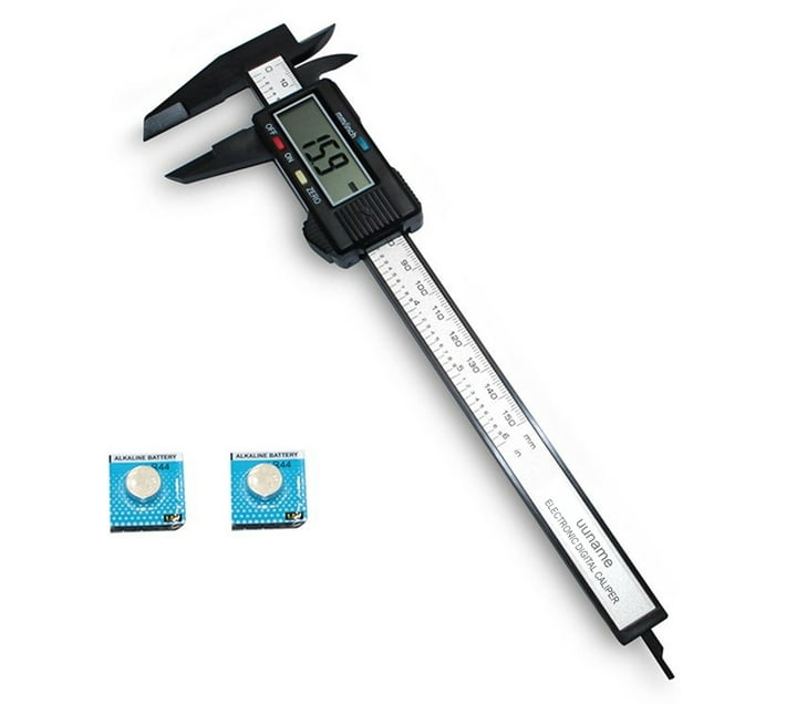 uuname Black Digital Vernier Caliper Micrometer Caliper Electronic