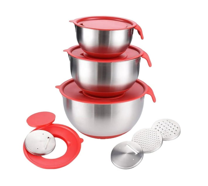 Someone’s in a Makro Allin One Stainless Steel Silicone Base Mixing