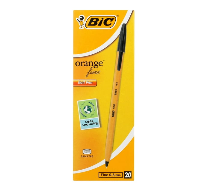 Someone’s in a Makro BIC Orange Ballpoint Pen Black 20 Pack Mood