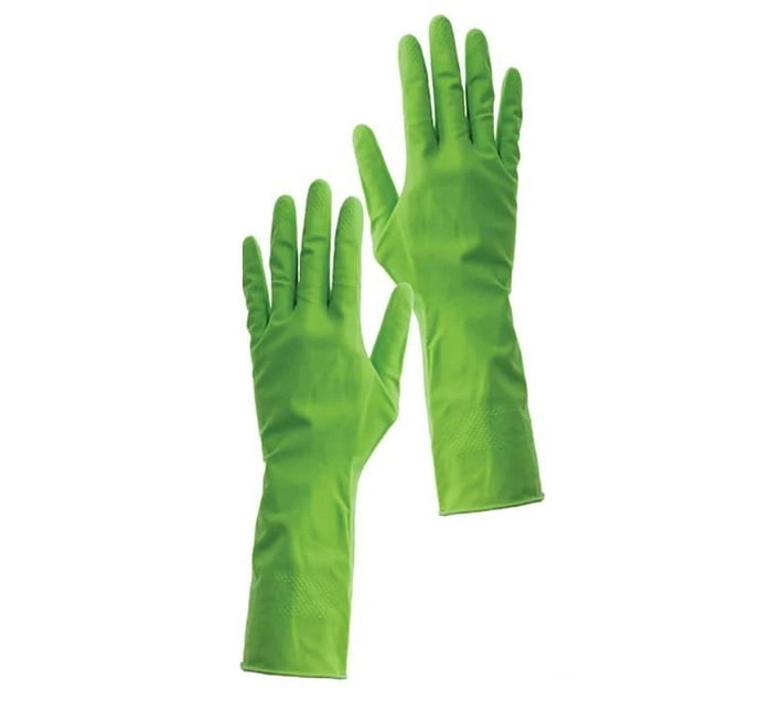 Lined Latex Household Gloves Large Size Makro