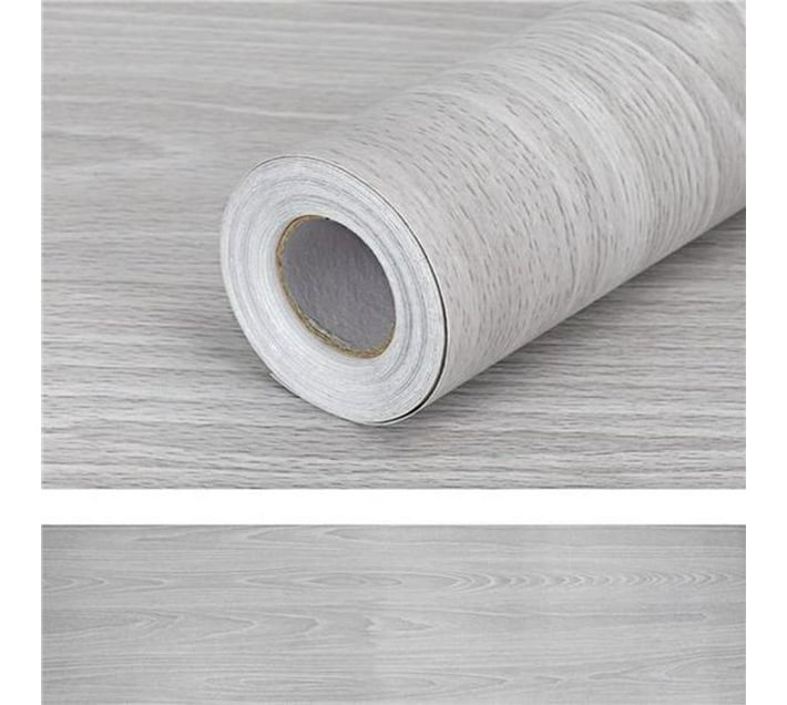 new era living Grey Woodgrain Contact Paper Decorative Grey Wallpaper