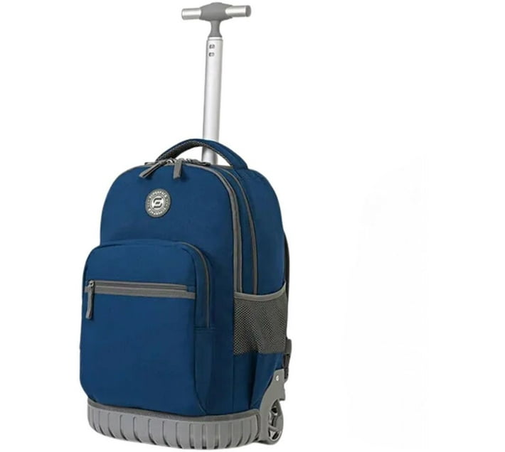 Buy New Kings School Trolley Backpack Blue Backpack (Blue) in Bulk ...