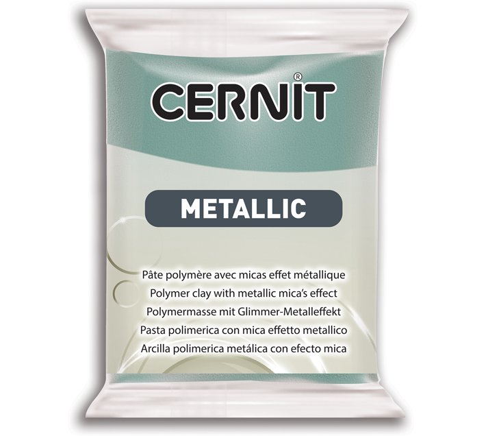 Clairefonteine Cernit Metallic 56g Turquoise Gold Clay Art & Moulding ...