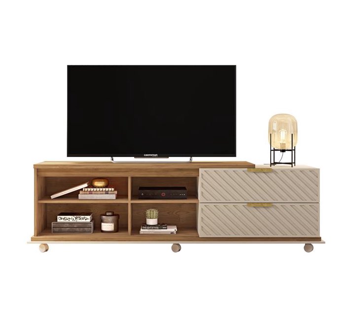 Someone’s in a Makro Spear TV Stand Light Brown Mood