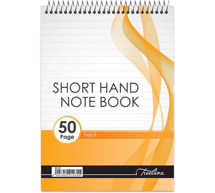 Buy Treeline A5-50 page-Shorthand A5 Note Book Feint ruled (White) in ...