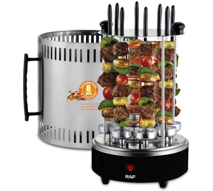 Raf 2Litre R8619 Electric Skewers Oven Toaster Grill (OTG) (Black) Makro
