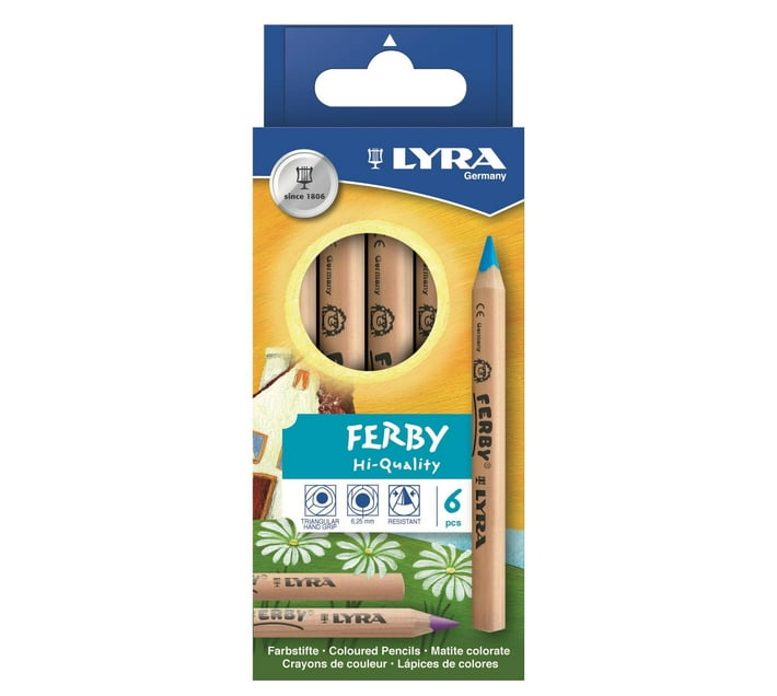 Lyra Graphite Pencils, Unlacquered Triangular Grip