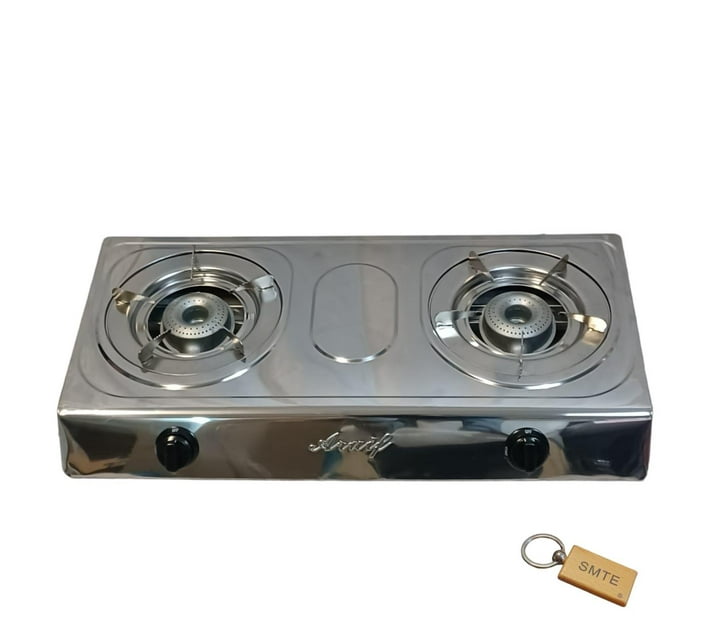 Someone’s in a Makro 2Plate Gas Stove with HighEfficiency Burners